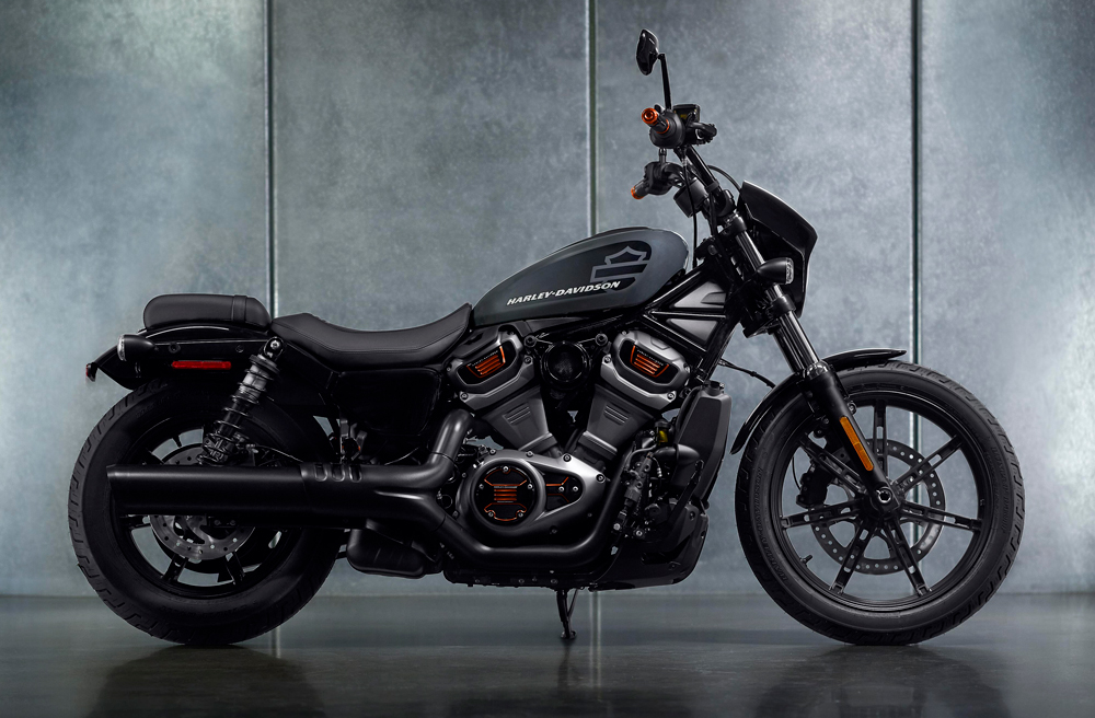 El chasis de la Sportster usa el motor como elemento estructural