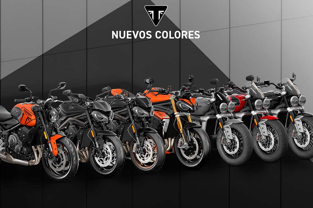 Nueva gama de colores Triumph 2023