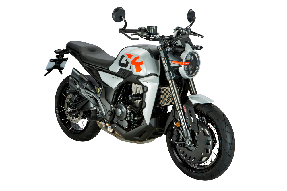 La Zontes GK 350 se une a la estética de motos naked con aspecto clásico