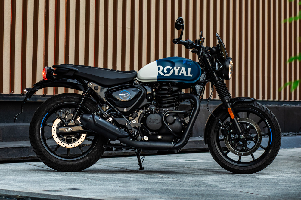 La Royal Enfield Hunter tiene una sencilla mecánica para el día a día