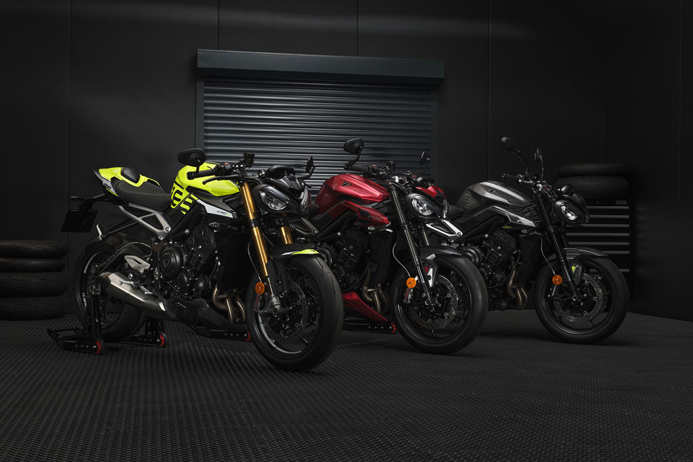 Toda la gama de las Street Triple 2023