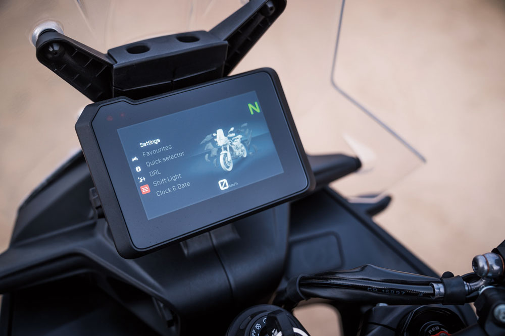 Cuadro de instrumentos de la KTM 790 Adventure