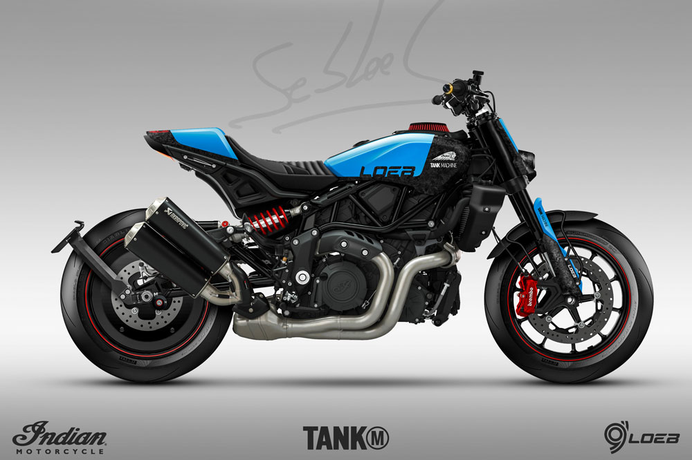 Indian FTR diseñada por Loeb y Tank Machine
