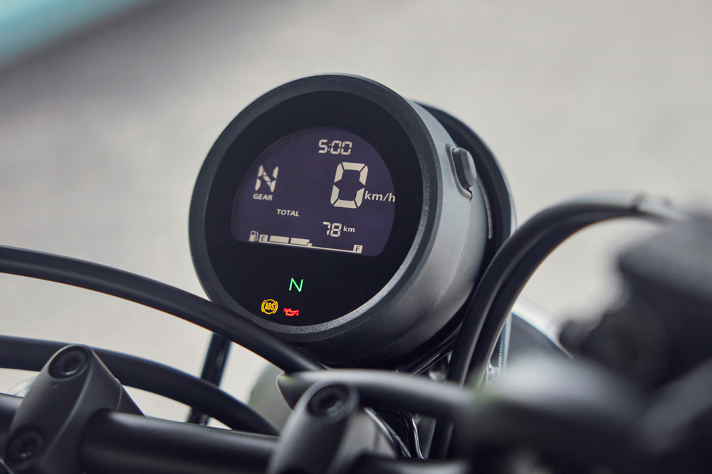 Cuadro de instrumentos de la Honda CL500 2023