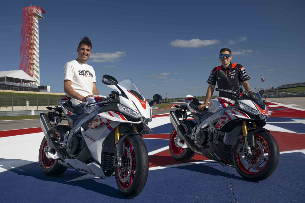 Aprilia RSV4 y Tuono V4 Factory Speed White