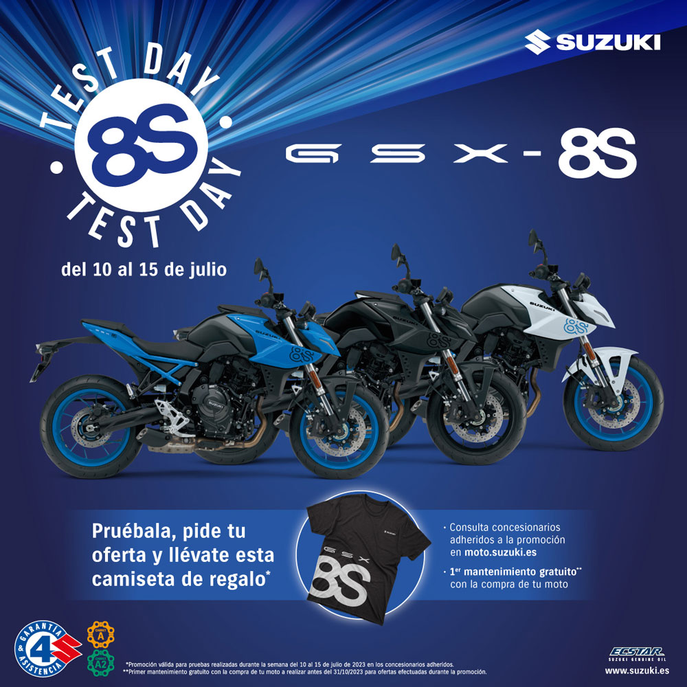 Suzuki 8S Test Days