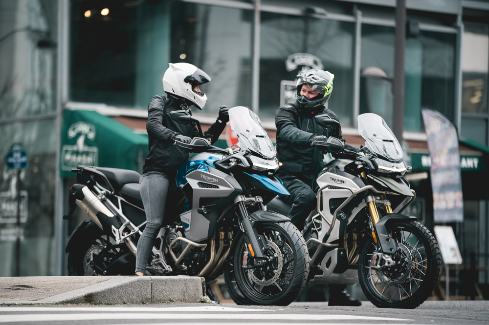 Triumph Tiger 1200 con ajuste electrónico de altura