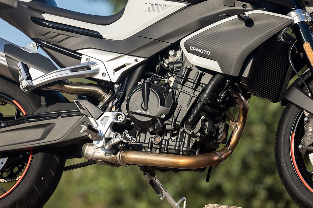 El motor es de origen KTM.