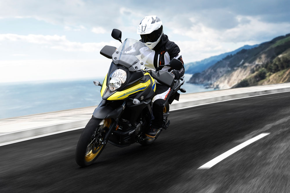 Suzuki V-Strom 650 amarilla