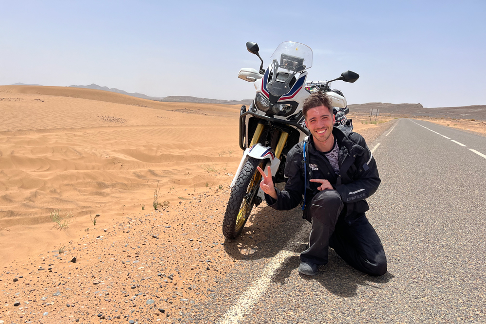 ruta en moto por marruecos