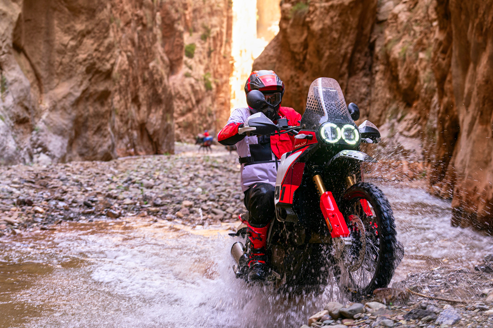Nada menos que el Erzbergrodeo fue el campo de ensayos de esta Ducati