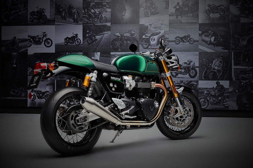 Esta Thruxton es la versión mas deportiva de las Bonneville 1200.