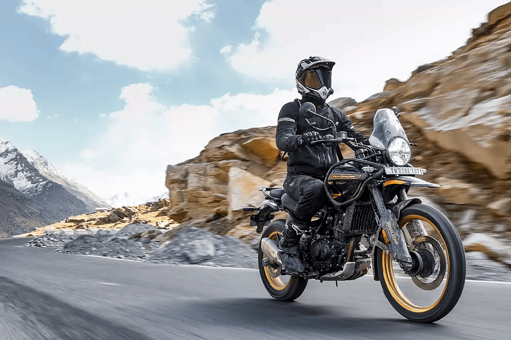 La electrónica de la Royal Enfield Himalayan permite dos modos de conducción.