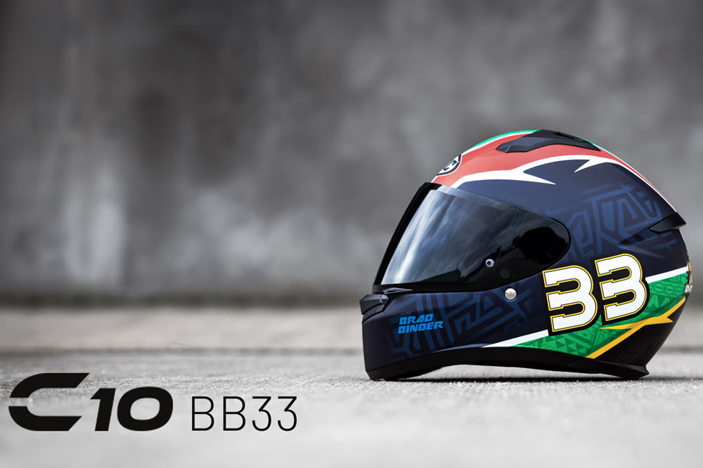 Casco C10 Brad Binder 33 de HJC