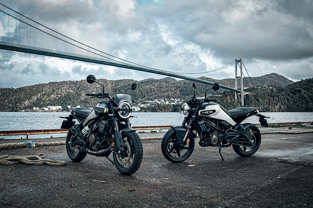 Husqvarna tiene versiones de 400 cc para el A2 y de 125 para el carnet B o A1.