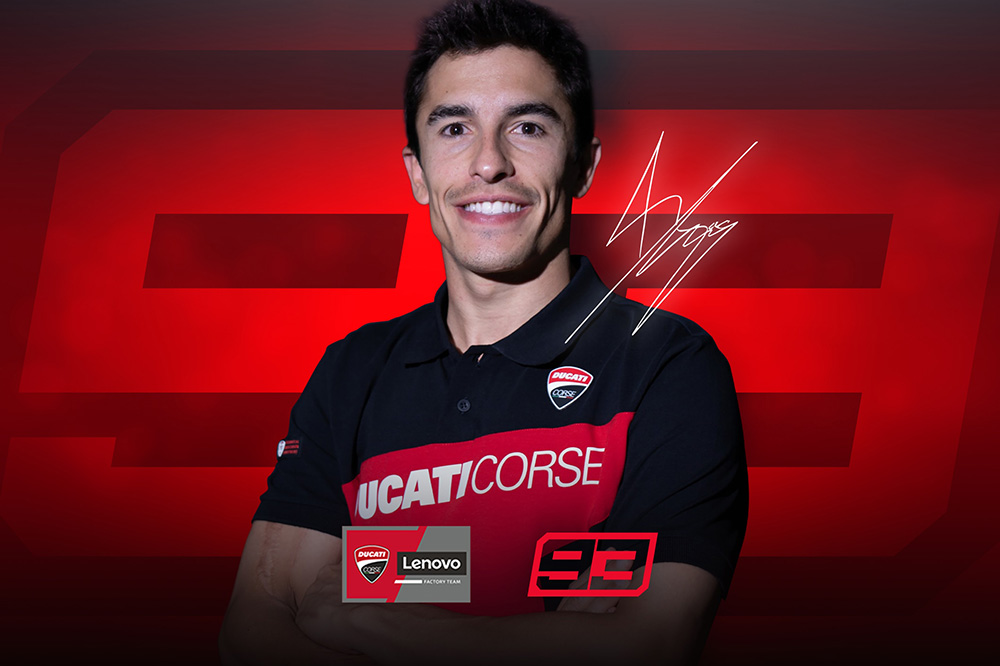 Marc Márquez, piloto oficial Ducati en 2025 y 2026