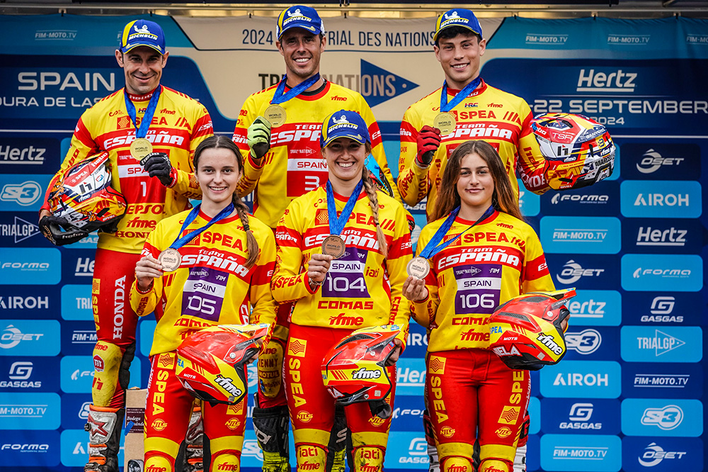 España logra el título número 30 en el Trial de las Naciones.