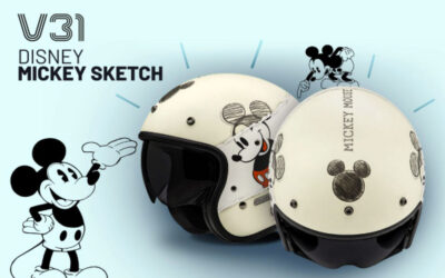 Casco jet V31 Disney Mickey Sketch de HJC