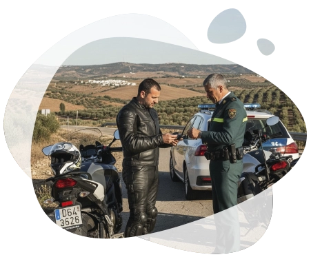 Multa carnet A Multa por conducir moto A con carnet A2